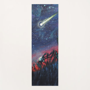 Tapis De Yoga Illustration d'une étoile de tir