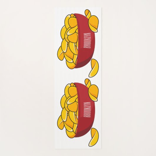 Tapis De Yoga Illustration d'une puce de pomme de terre (Dos)