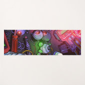 Tapis De Yoga Illustration Graffiti (Devant (Horizontal))
