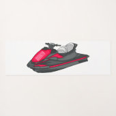 Tapis De Yoga Illustration Jet ski (Dos (Horizontal))