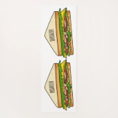 Tapis De Yoga Illustration Sandwich (Dos)