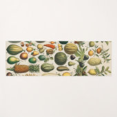 Tapis De Yoga Illustration scientifique végétale des fruits (Devant (Horizontal))