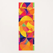 Tapis De Yoga Image Abstraite de symétrie dynamique (Devant)