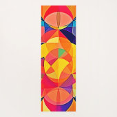 Tapis De Yoga Image Abstraite de symétrie dynamique (Dos)