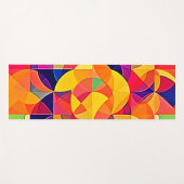 Tapis De Yoga Image Abstraite de symétrie dynamique (Devant (Horizontal))