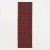 Tapis De Yoga Image of a tie featuring a red and black checkered (Dos)