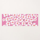 Tapis De Yoga Imaginaire blanc et rose (Devant (Horizontal))