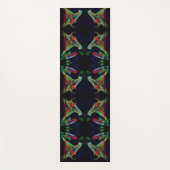 Tapis De Yoga Imaginaire Lily Abstrait Flower Art (Devant)