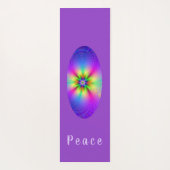 Tapis De Yoga imaginaire multi-fleurs Abstrait (Dos)