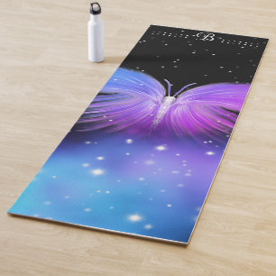 Tapis De Yoga Imaginaire spatial Papillon cosmique