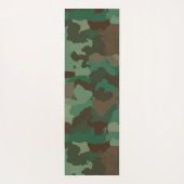 Tapis De Yoga Impression de caméra verte Cool (Dos)