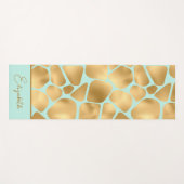 Tapis De Yoga Impression de girafe (Devant (Horizontal))