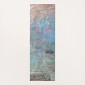 Tapis De Yoga Impression, lever du soleil, Claude Monet (Dos)