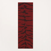 Tapis De Yoga Impression numérique rouge Tiger (Devant)