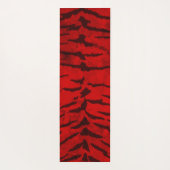 Tapis De Yoga Impression numérique rouge Tiger (Dos)