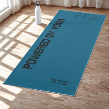 Impression personnalisée Yoga Crew Bleu Océan