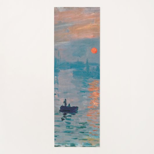 Tapis De Yoga Impression Sunrise Claude Monet (Devant)