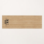 Tapis De Yoga Impression sur bois de style doux classique Érable (Devant (Horizontal))