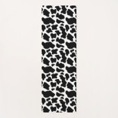 Tapis De Yoga Impression vache noir et blanc (Devant)