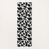 Tapis De Yoga Impression vache noir et blanc (Dos)