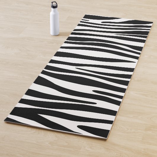 Tapis De Yoga Impression Zebra (En situation)