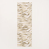 Tapis De Yoga Impression Zèbre Or (Dos)
