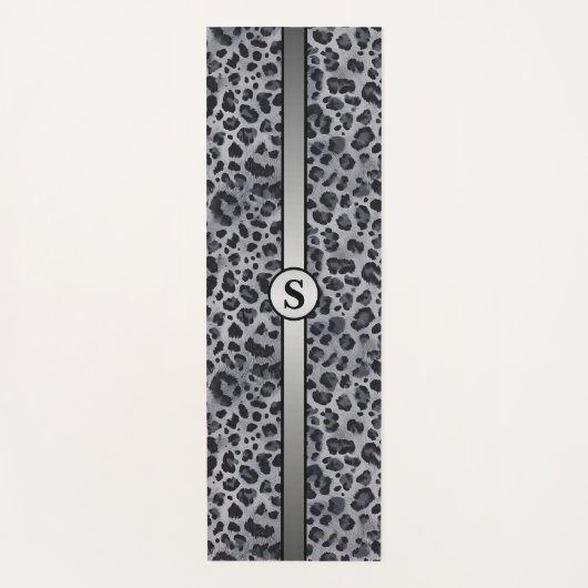 Tapis De Yoga Imprimé léopard élégant (Devant)