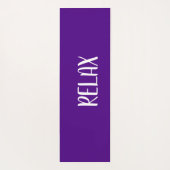 Tapis De Yoga Indigo White Yoga Zone de calme (Dos)