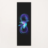 Tapis De Yoga Infinité brillante avec papillon magique (Devant)