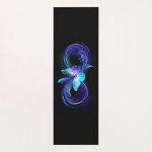 Tapis De Yoga Infinité brillante avec papillon magique (Dos)