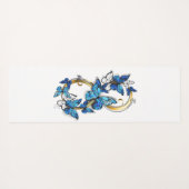 Tapis De Yoga Infinité de papillons monarques (Dos (Horizontal))