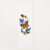 Tapis De Yoga Infinité de papillons monarques (Devant)