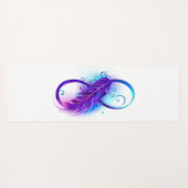 Tapis De Yoga Infinity with purple feather (Dos (Horizontal))
