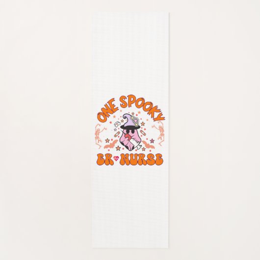 Tapis De Yoga Infirmière d'Halloween - Une infirmière d'urgence (Devant)