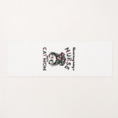 Tapis De Yoga Infirmière et maman chat drôles cadeaux idées (Devant (Horizontal))