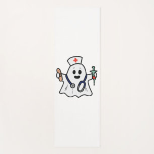 Tapis De Yoga Infirmière Ghost Scrub Costume Halloween Pour Infi