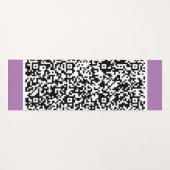 Tapis De Yoga Info d'analyse de code QR personnalisé Yoga Mat -  (Devant (Horizontal))