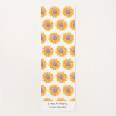 Tapis De Yoga Instructeur de Yoga de tournesol (Devant)