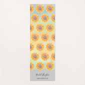 Tapis De Yoga Instructeur de Yoga de tournesol (Devant)