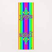 Tapis De Yoga Intentions du Yoga Rainbow (Devant)