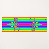 Tapis De Yoga Intentions du Yoga Rainbow (Devant (Horizontal))