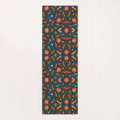 Tapis De Yoga Intricate geometric pattern featuring vibrant  (Dos)