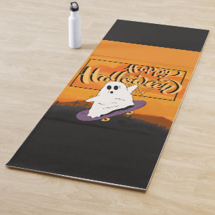Tapis De Yoga Invitation de fête de costume d'Halloween de fantô