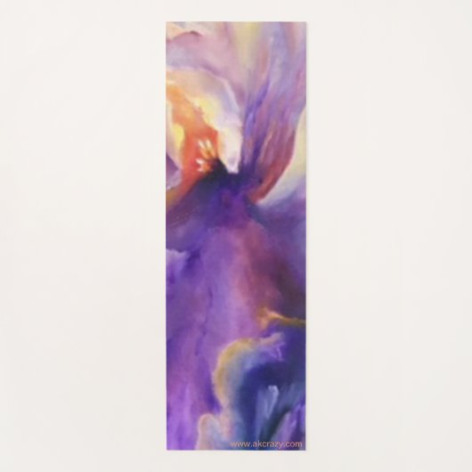 Tapis De Yoga Iridescendance de l'Alaska Iris Yoga Mat (Devant)