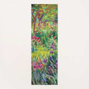 Tapis De Yoga Iris Garden by Claude Monet