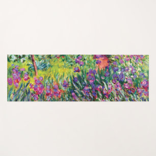 Tapis De Yoga Iris Garden by Claude Monet