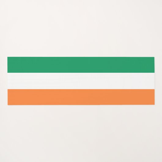 Tapis De Yoga Irlande National Flag, standard irlandais, bannièr (Dos (Horizontal))