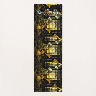 Tapis De Yoga Islandais dans Gait Golden Diamond Abstract