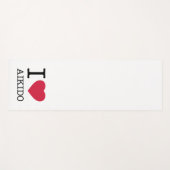 TAPIS DE YOGA J'AIME AIKIDO (Devant (Horizontal))