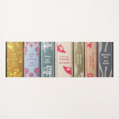 Tapis De Yoga Jane Austen et ses livres (Devant (Horizontal))